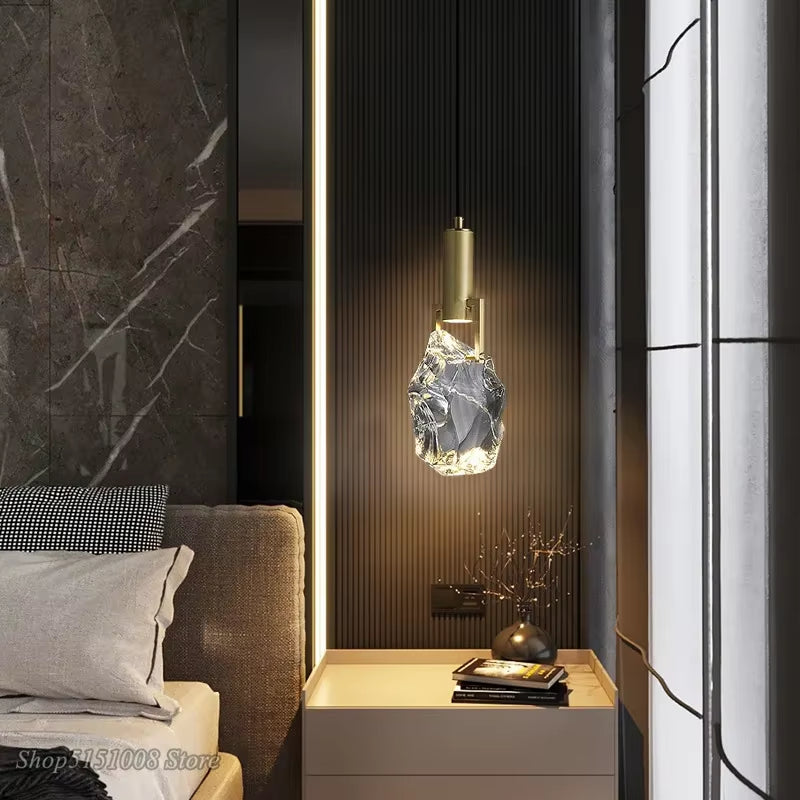 Modern LED Pendant Chandelier – Staircase Hanging Light for Living Room