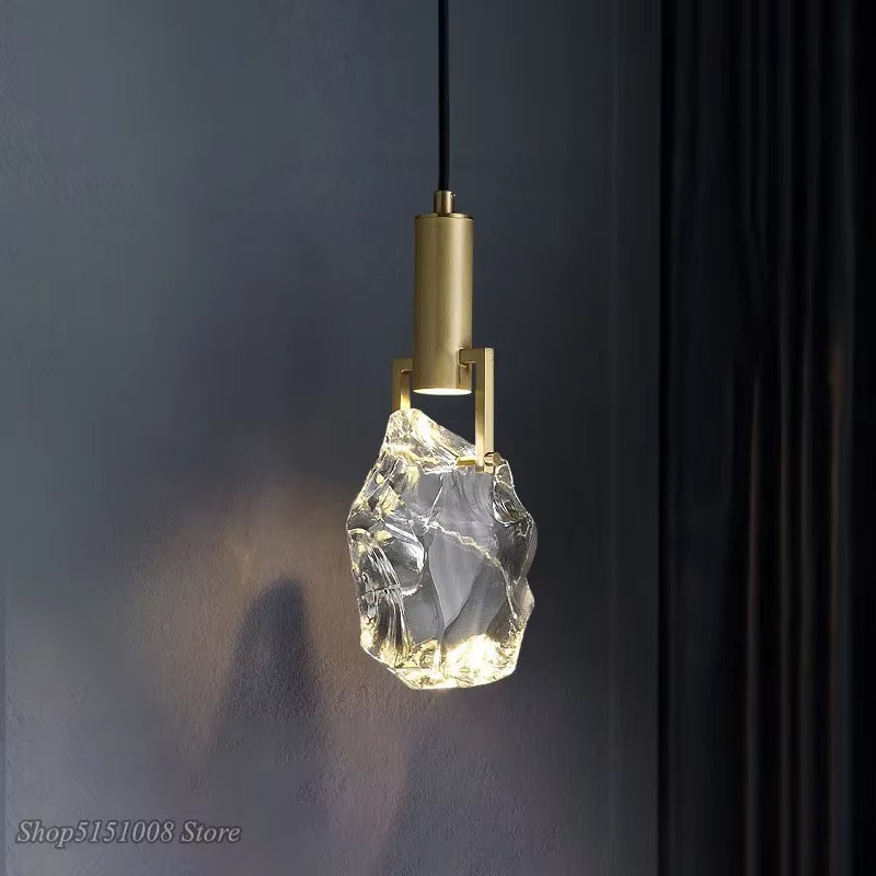 Modern LED Pendant Chandelier – Staircase Hanging Light for Living Room