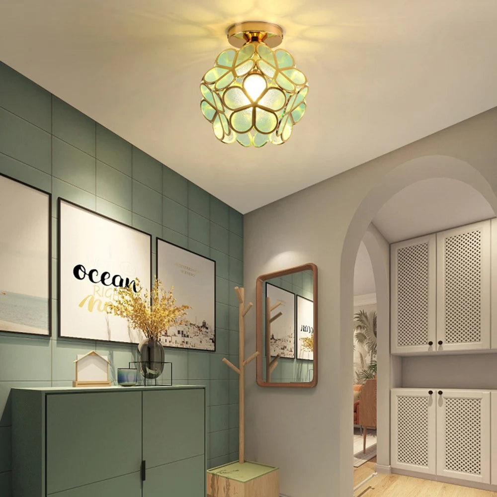 Crystal Petal LED Ceiling Light