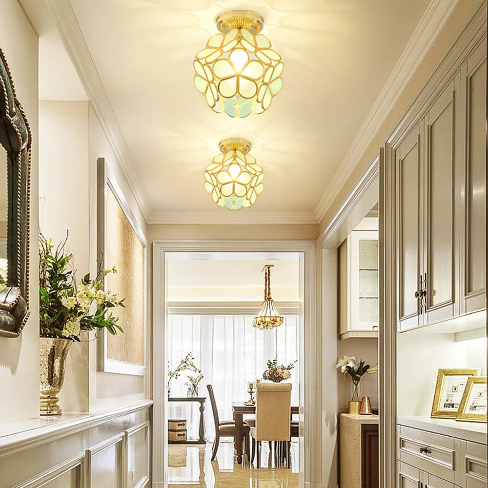 Crystal Petal LED Ceiling Light