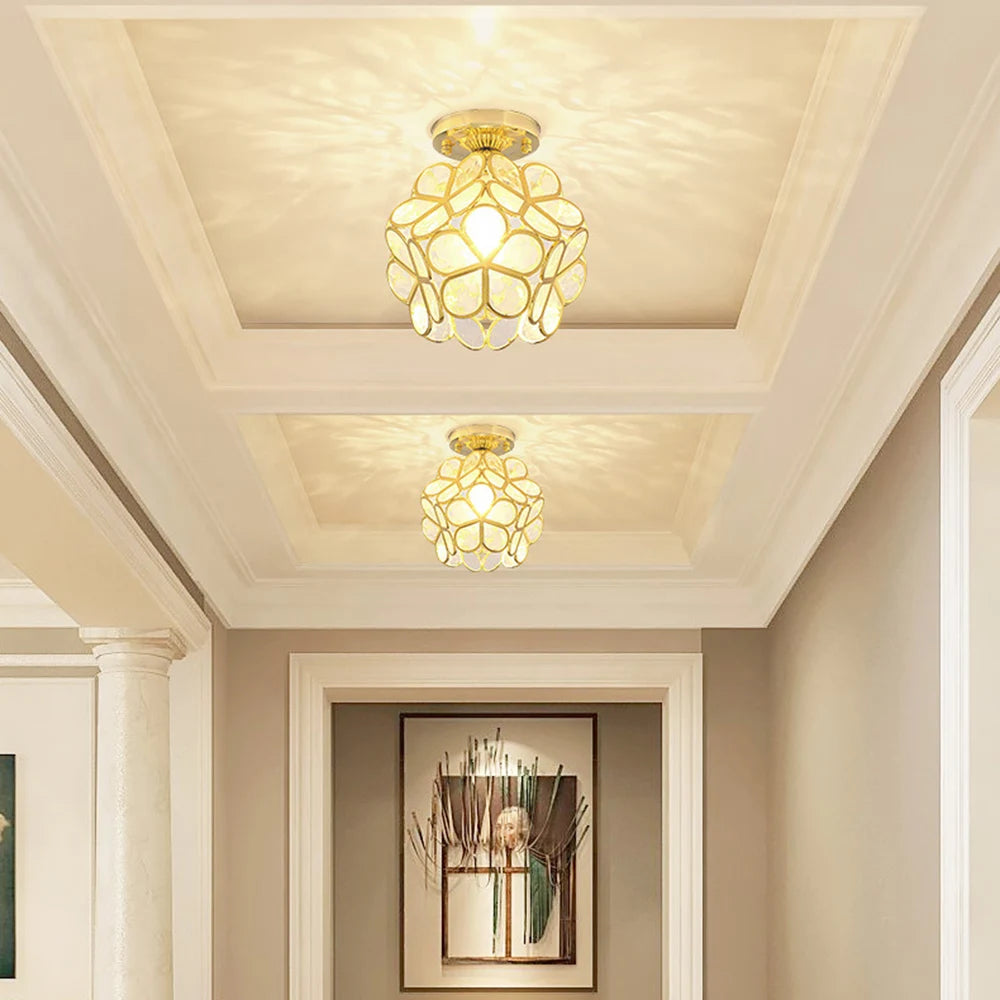 Crystal Petal LED Ceiling Light