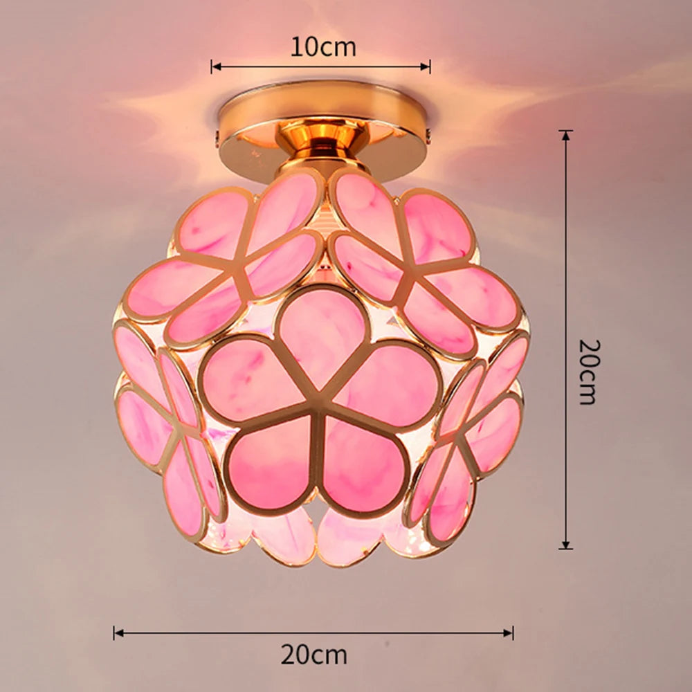 Crystal Petal LED Ceiling Light