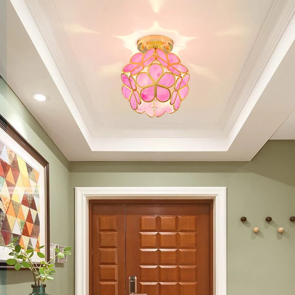 Crystal Petal LED Ceiling Light