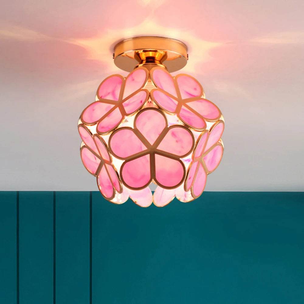 Crystal Petal LED Ceiling Light