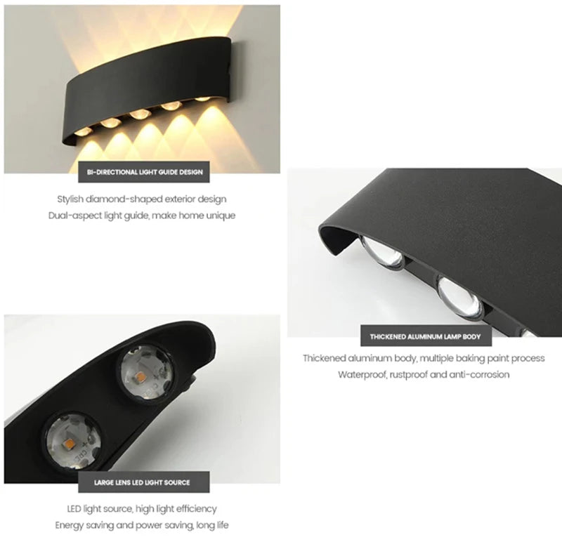 IP65 Aluminum LED Wall Light