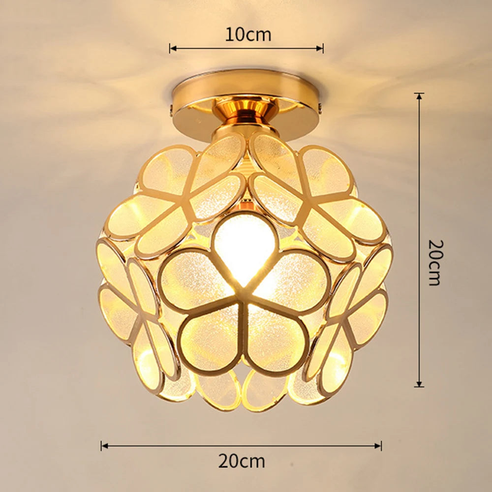Crystal Petal LED Ceiling Light