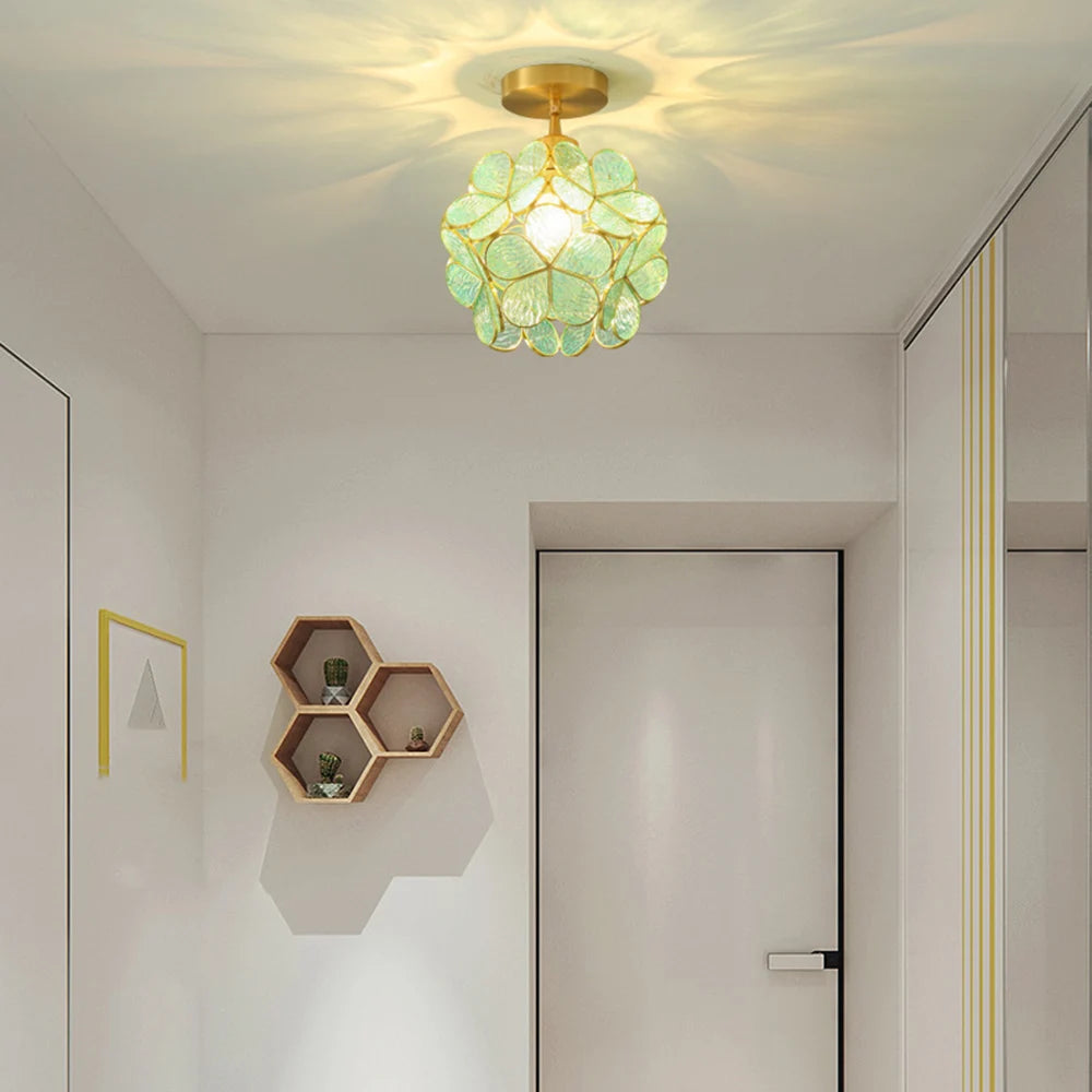 Crystal Petal LED Ceiling Light