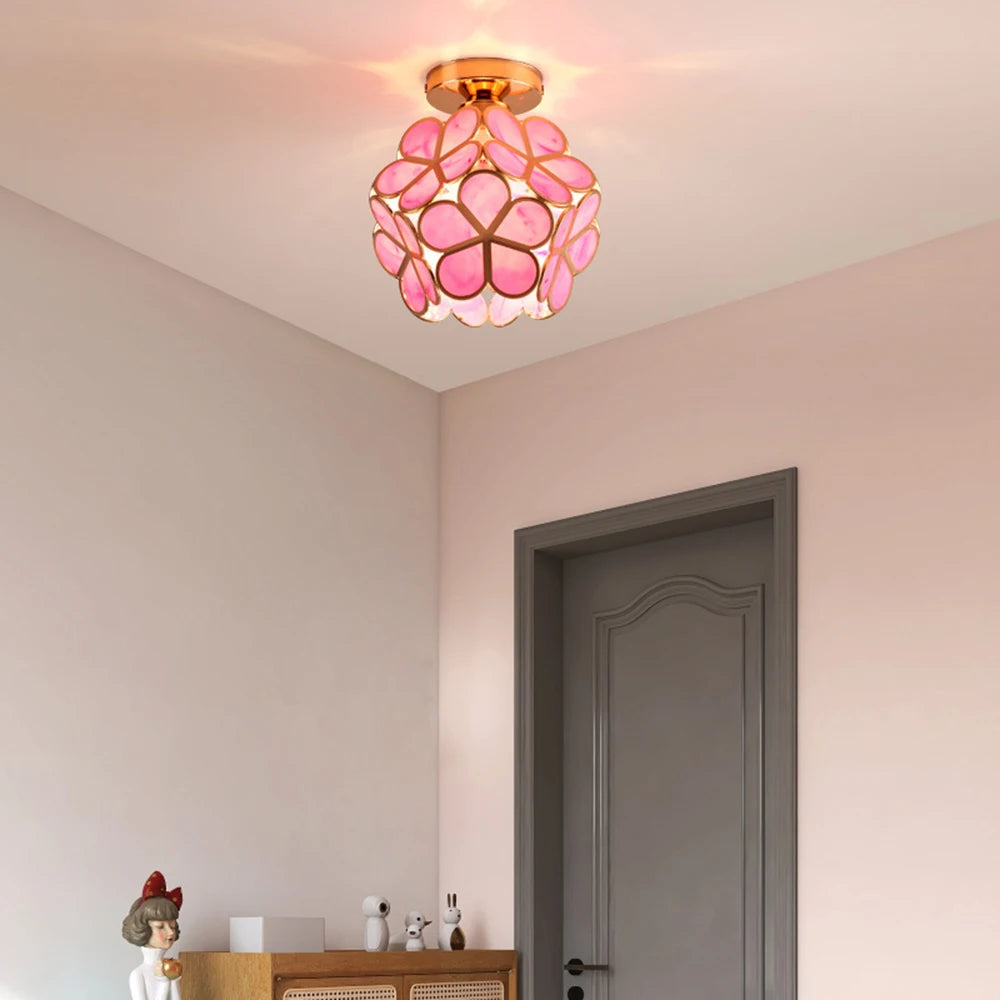 Crystal Petal LED Ceiling Light