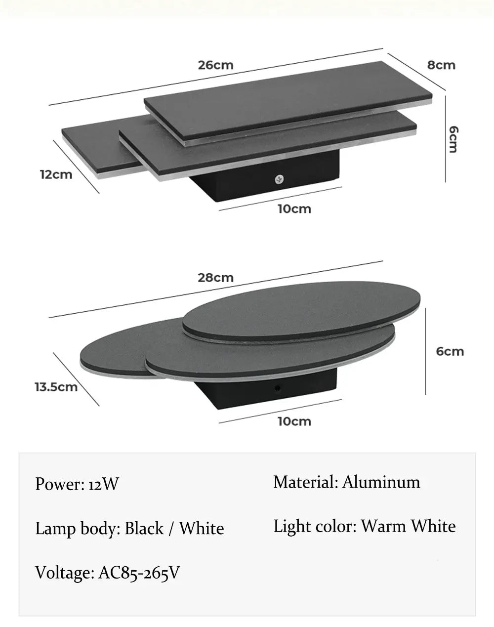 Indoor Modern Minimalist LED Wall Sconce