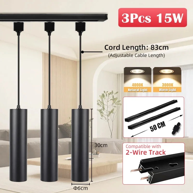 GU10 LED Pendant Spotlight Chandelier