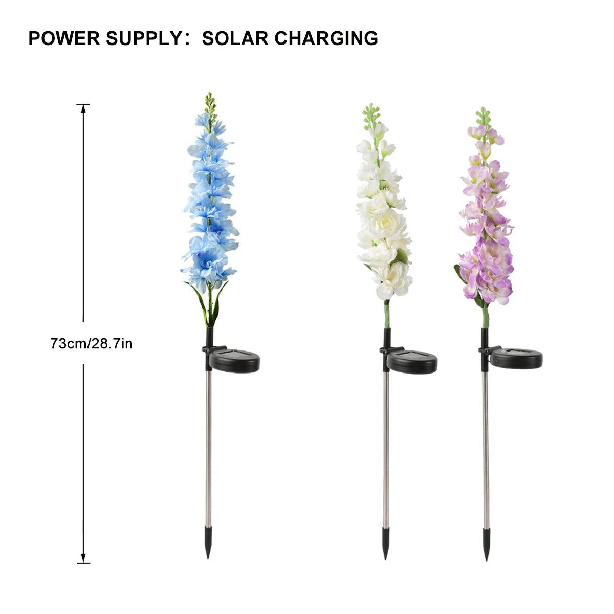 Solar LED Flower Garden Lights