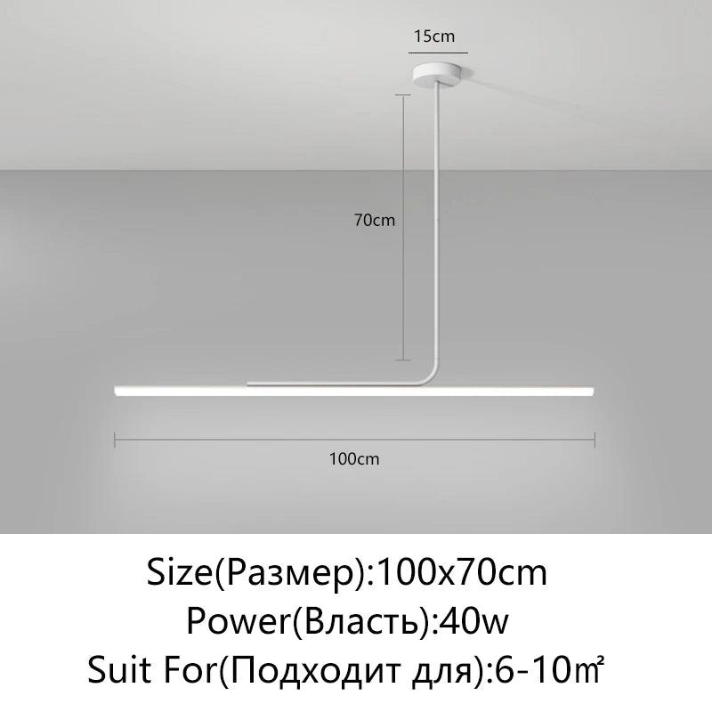 Minimalist Hanging LED Pendant Light