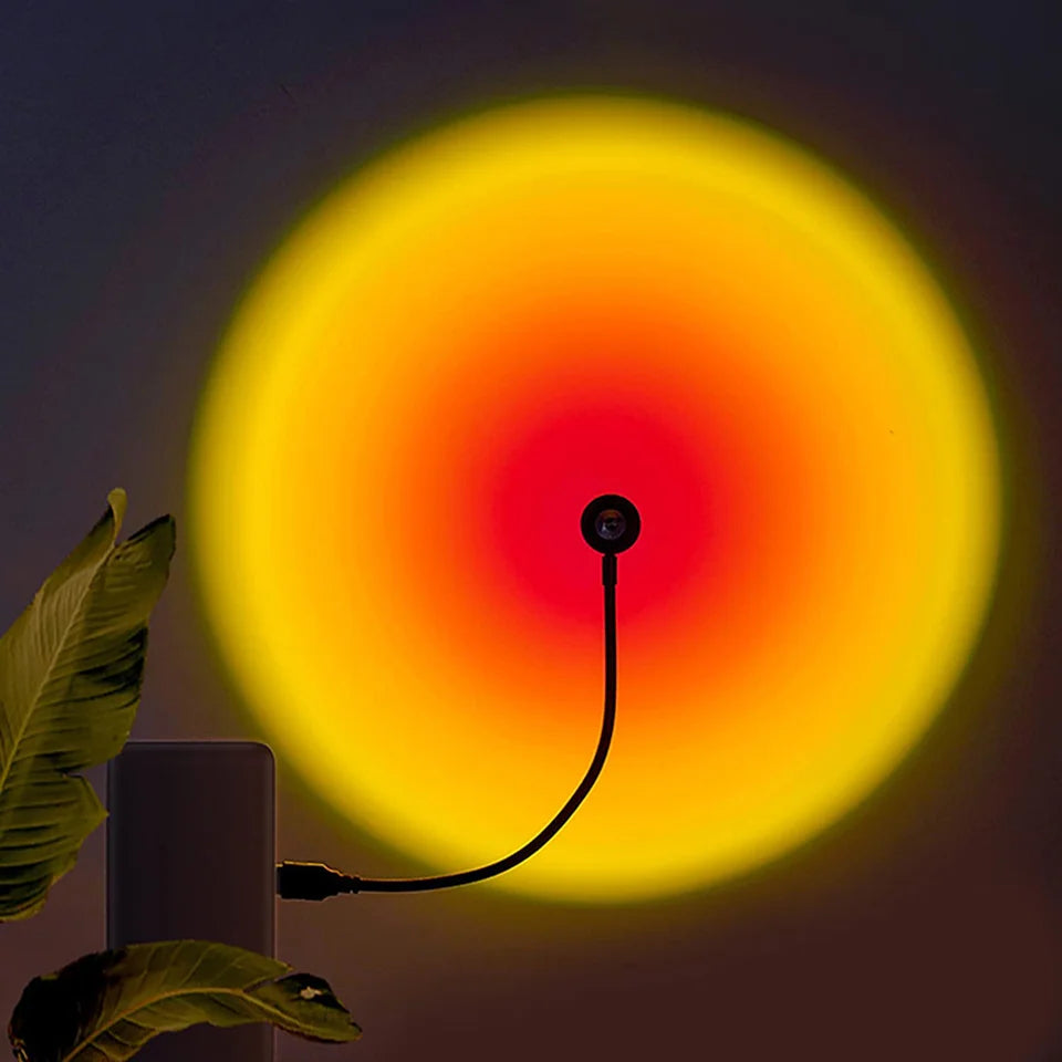 LED Sunset Projection Night Light