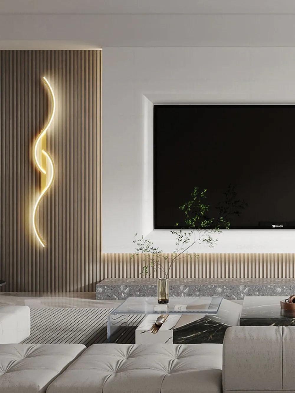 Minimalist LED Long Strip Wall Sconce