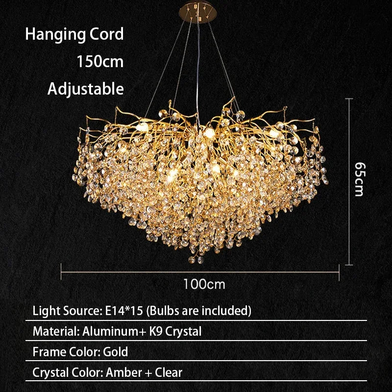 Luxury Crystal Pendant Chandelier
