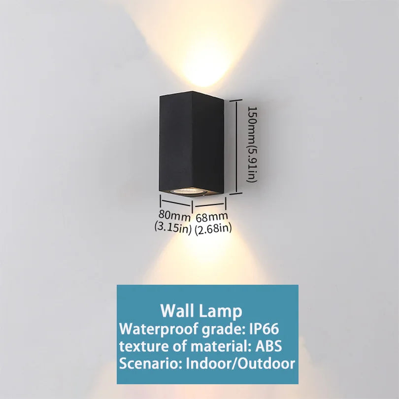 IP66 Waterproof LED Outdoor Wall Sconce