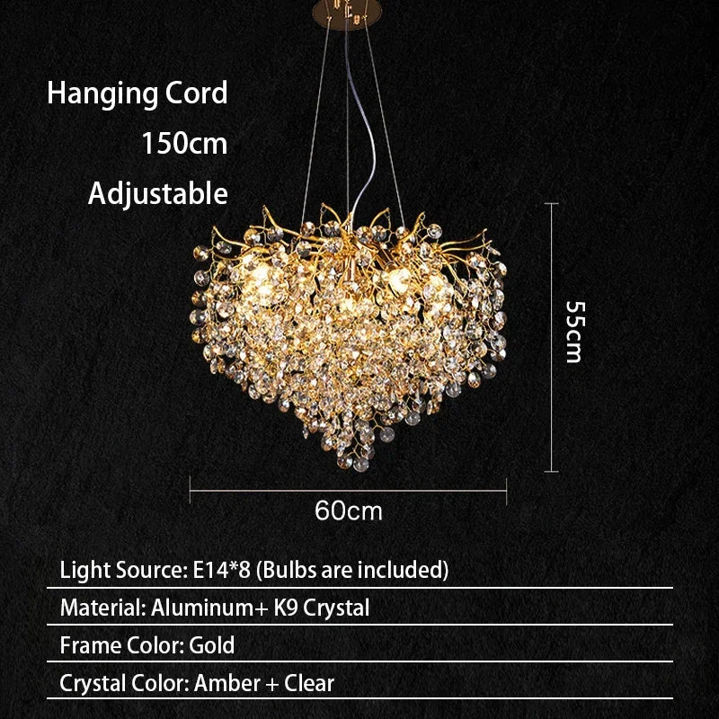 Luxury Crystal Pendant Chandelier