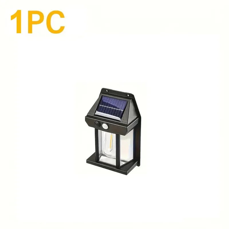 Solar Motion Sensor Outdoor Porch Light