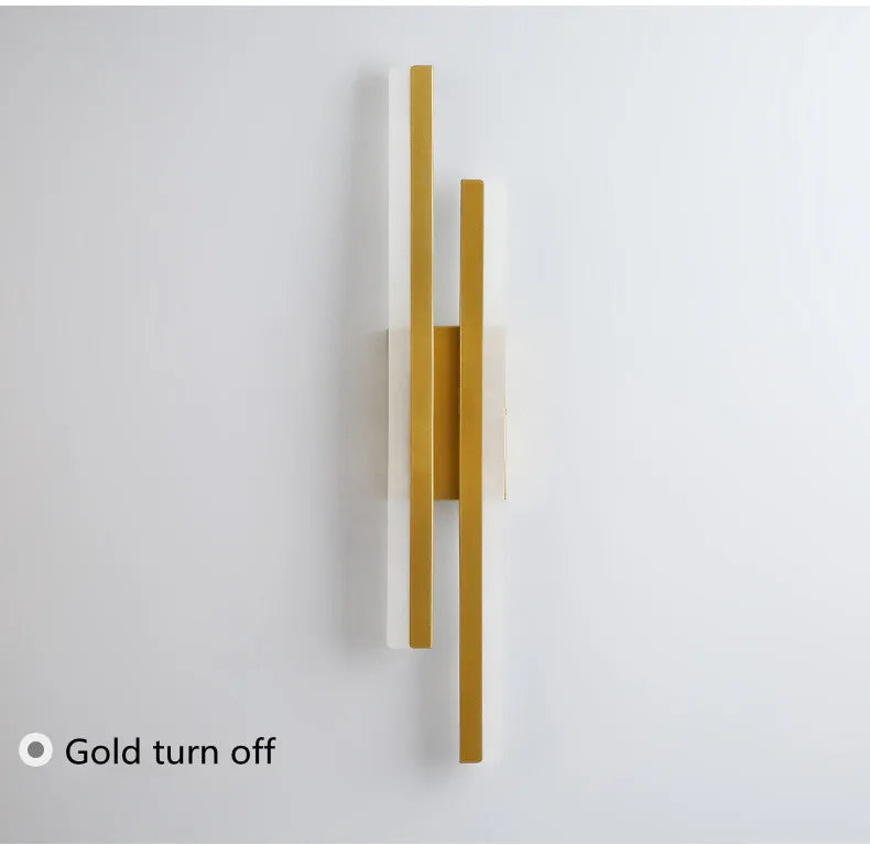 Copper Accent Acrylic LED Wall Sconce