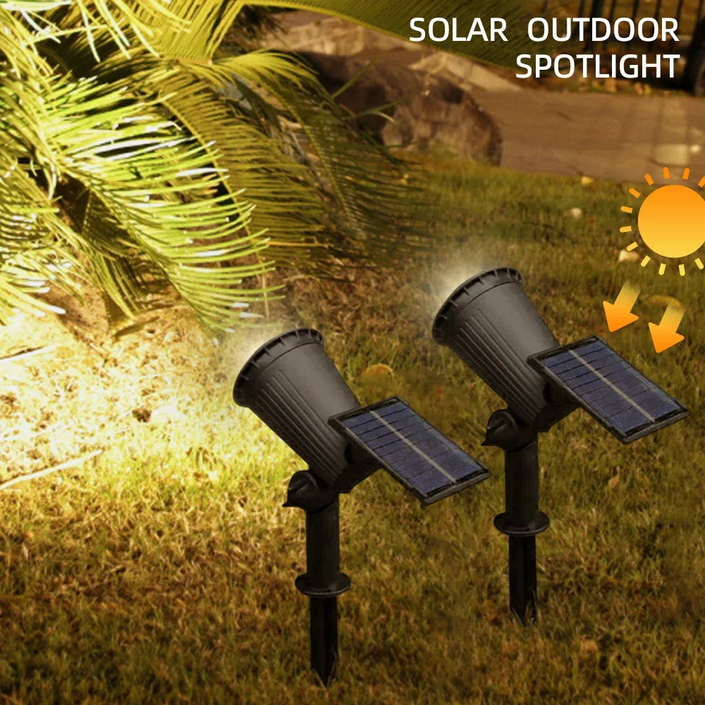 RGB Solar LED Spot Lights – Adjustable Brightness
