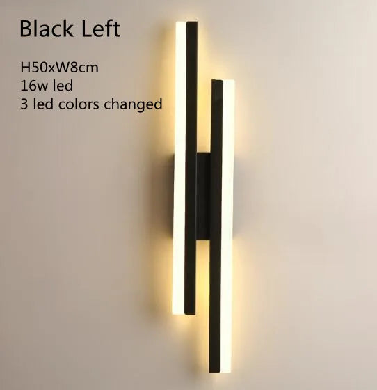 Copper Accent Acrylic LED Wall Sconce