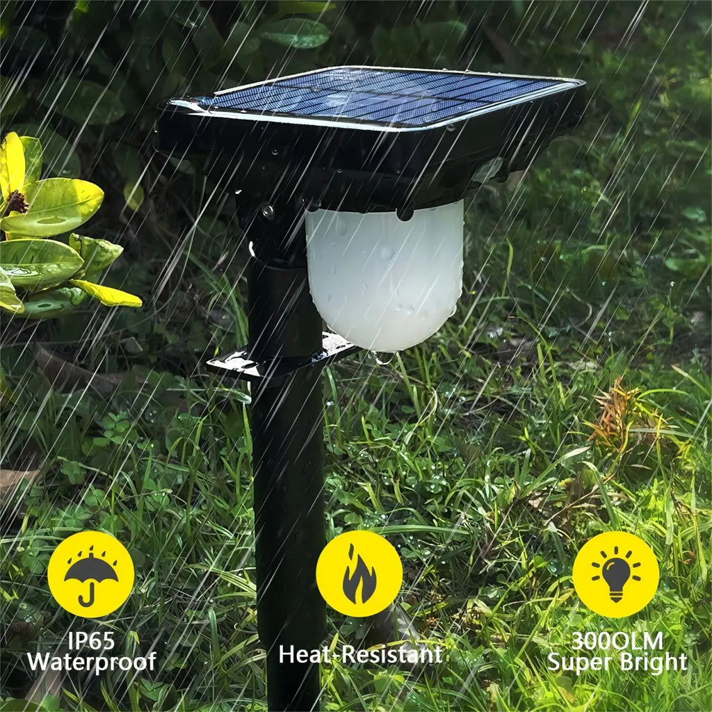 Solar Motion Sensor LED Landscape Porch Light