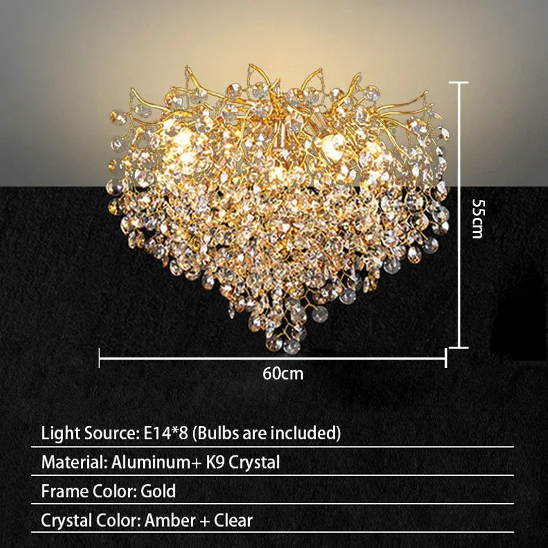 Luxury Crystal Pendant Chandelier