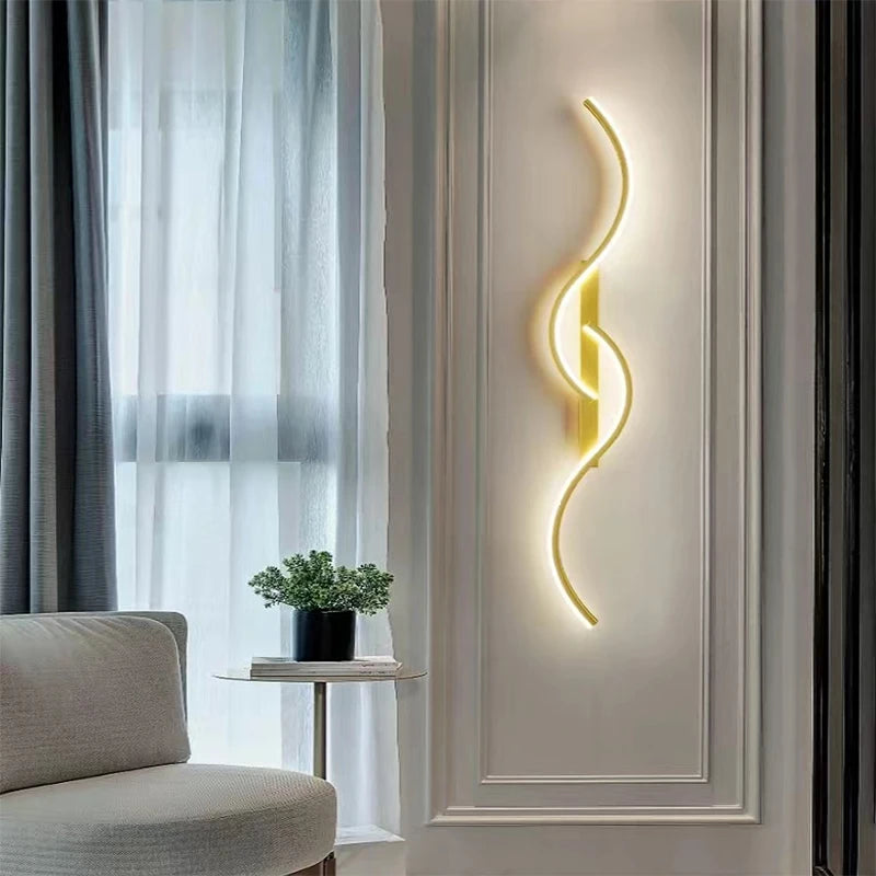 Minimalist LED Long Strip Wall Sconce