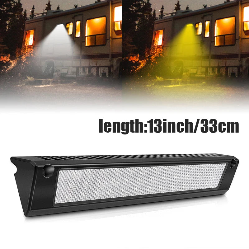 Amber & White LED RV Porch Light
