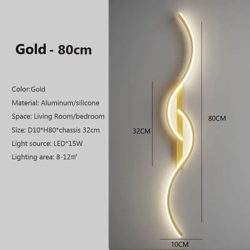Minimalist LED Long Strip Wall Sconce