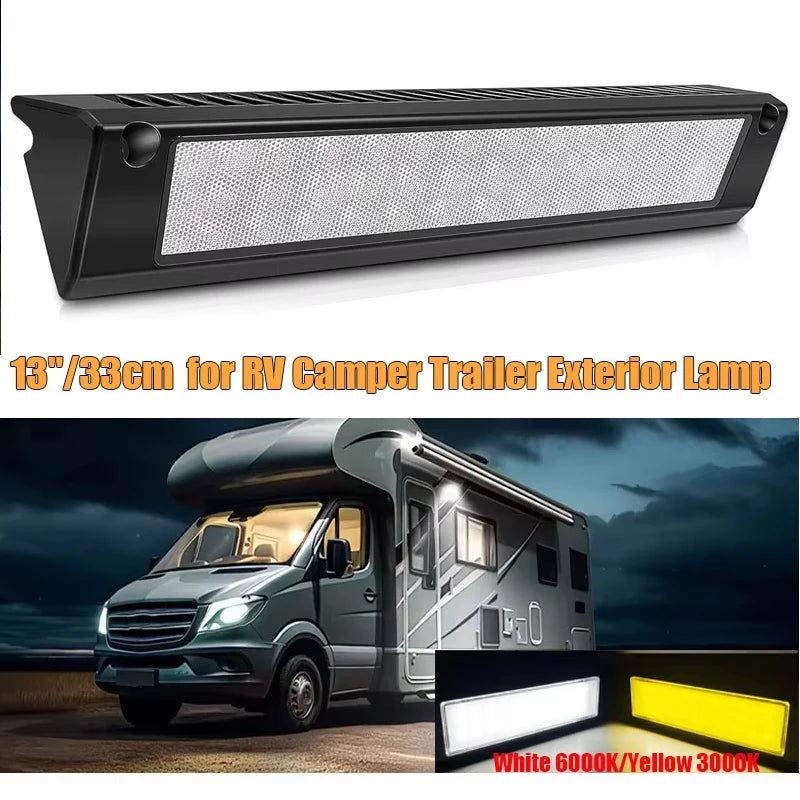 Amber & White LED RV Porch Light