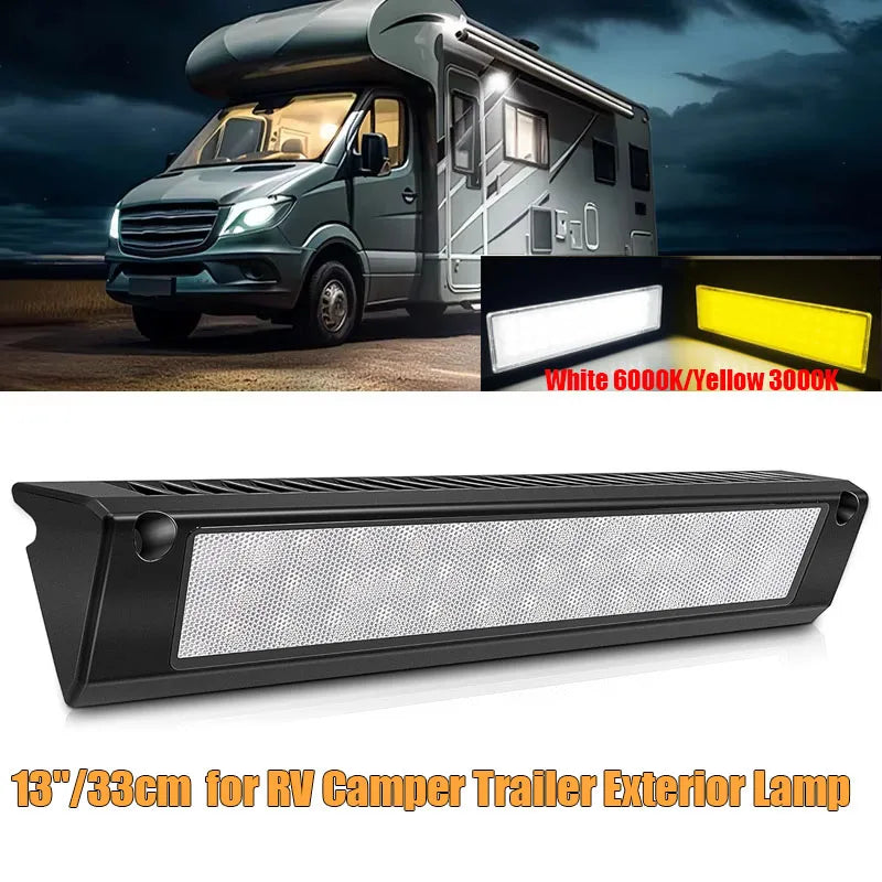 Amber & White LED RV Porch Light