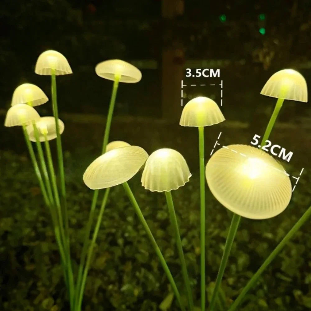 Solar LED Mushroom Flower Garden Lights