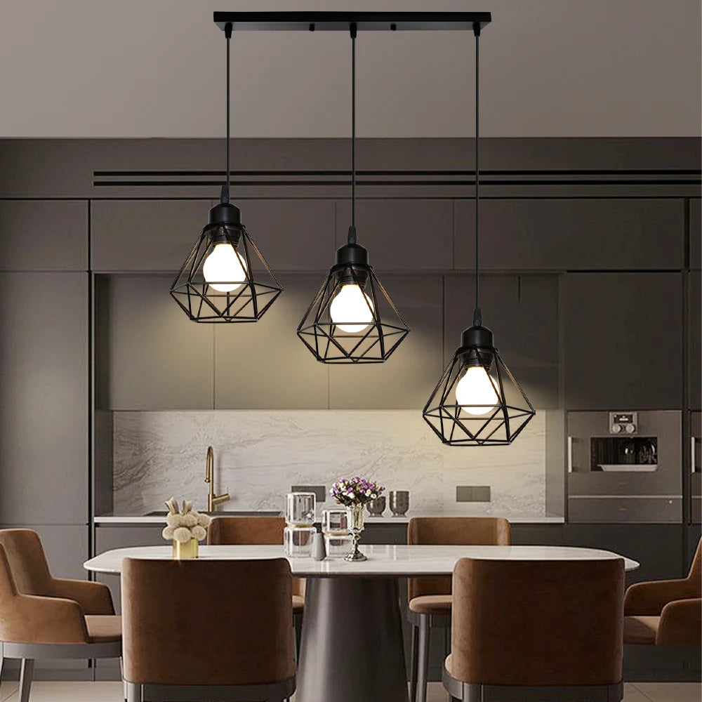 Industrial Adjustable LED Pendant Light