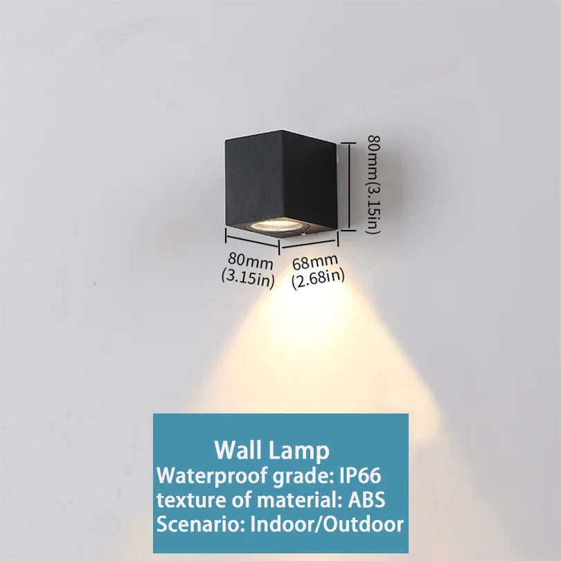 IP66 Waterproof LED Outdoor Wall Sconce