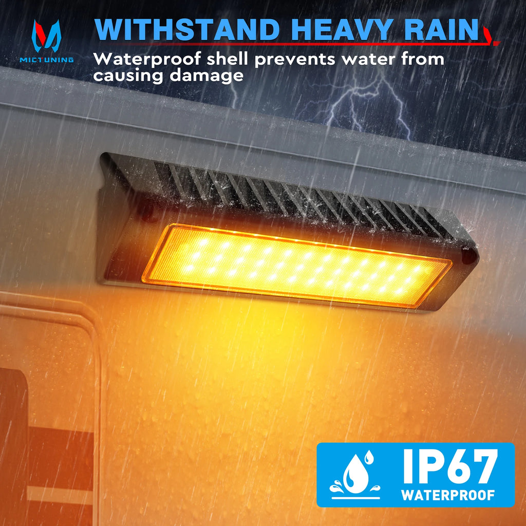 Dual-Color LED RV Porch & Awning Light