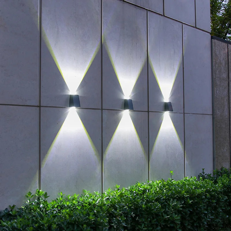 Solar LED Up & Down Outdoor Wall Light