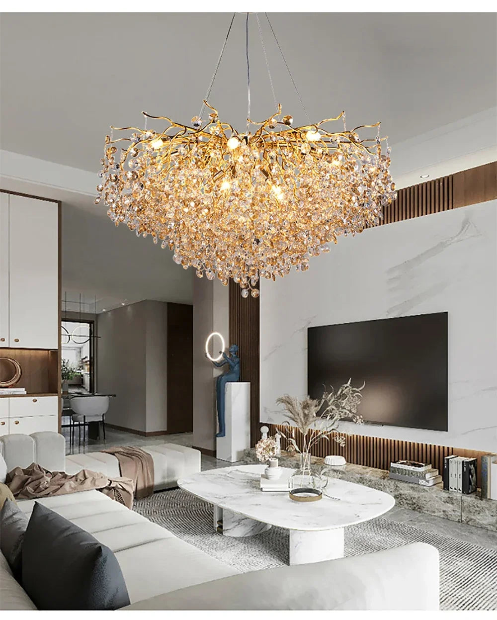 Luxury Crystal Pendant Chandelier