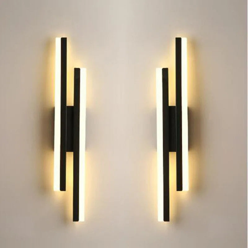 Copper Accent Acrylic LED Wall Sconce