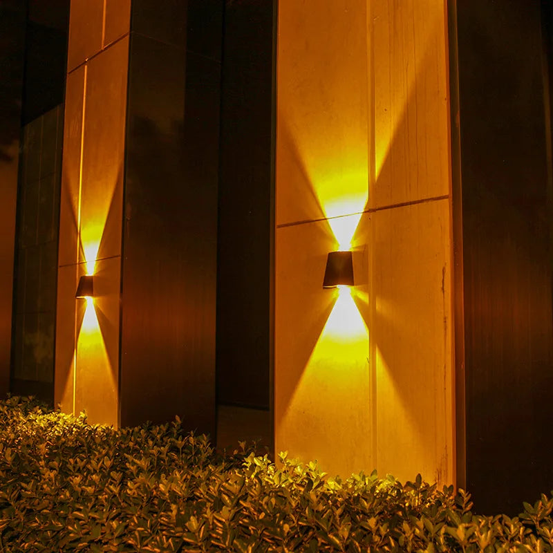 Solar LED Up & Down Outdoor Wall Light