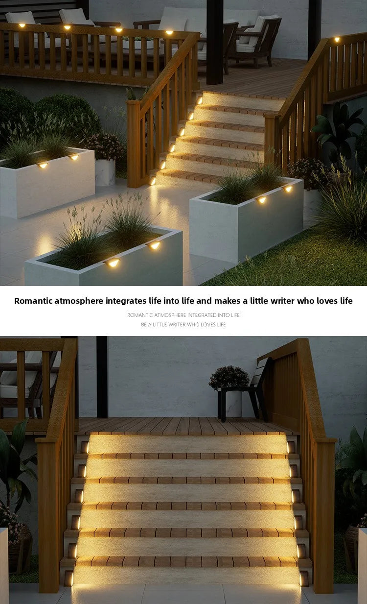 Solar LED Outdoor Stair & Step Light