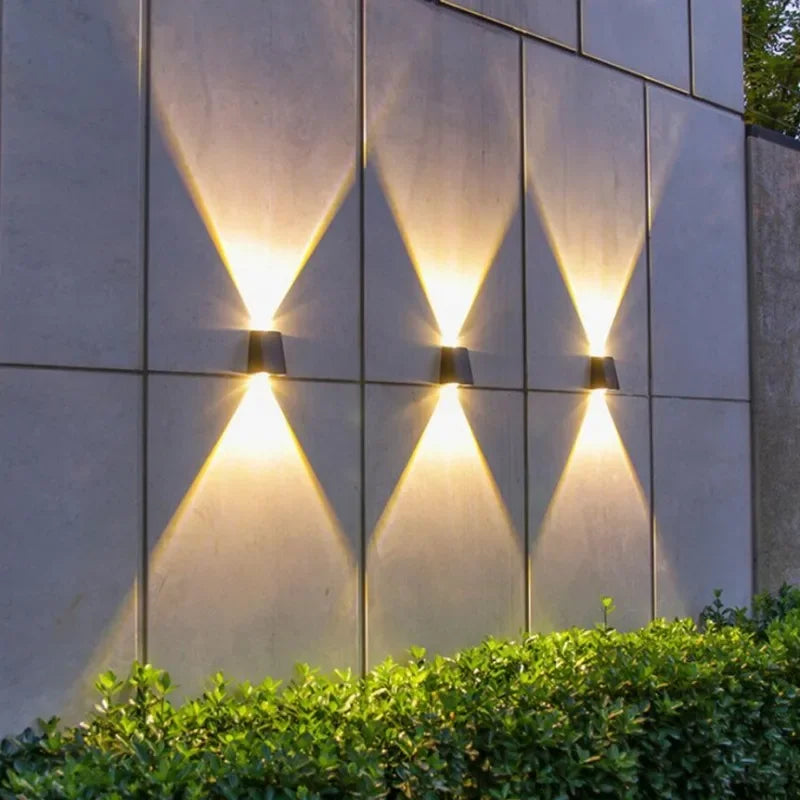 Solar LED Up & Down Outdoor Wall Light