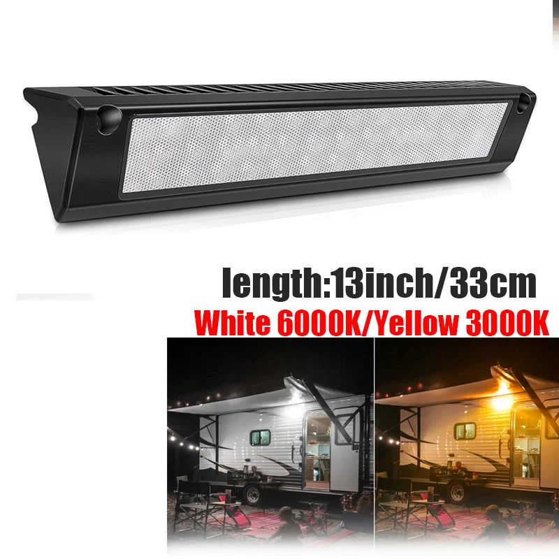 Amber & White LED RV Porch Light