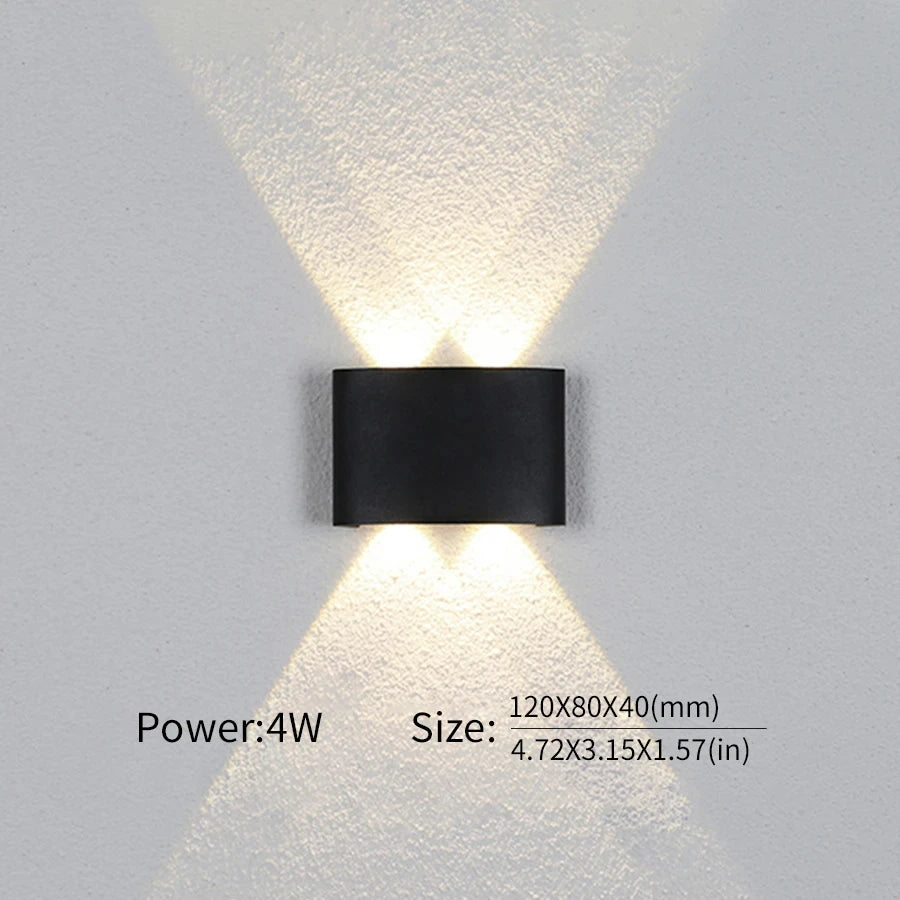 Minimalist IP66 LED Wall Light