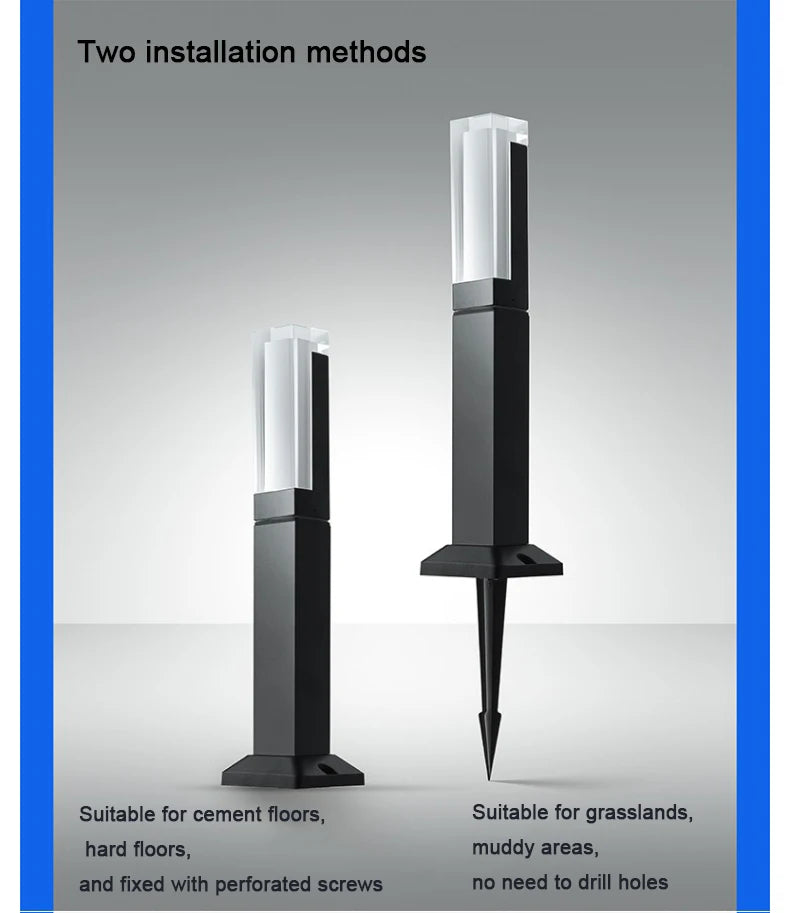 LED Outdoor Lawn & Landscape Light – IP65 Waterproof