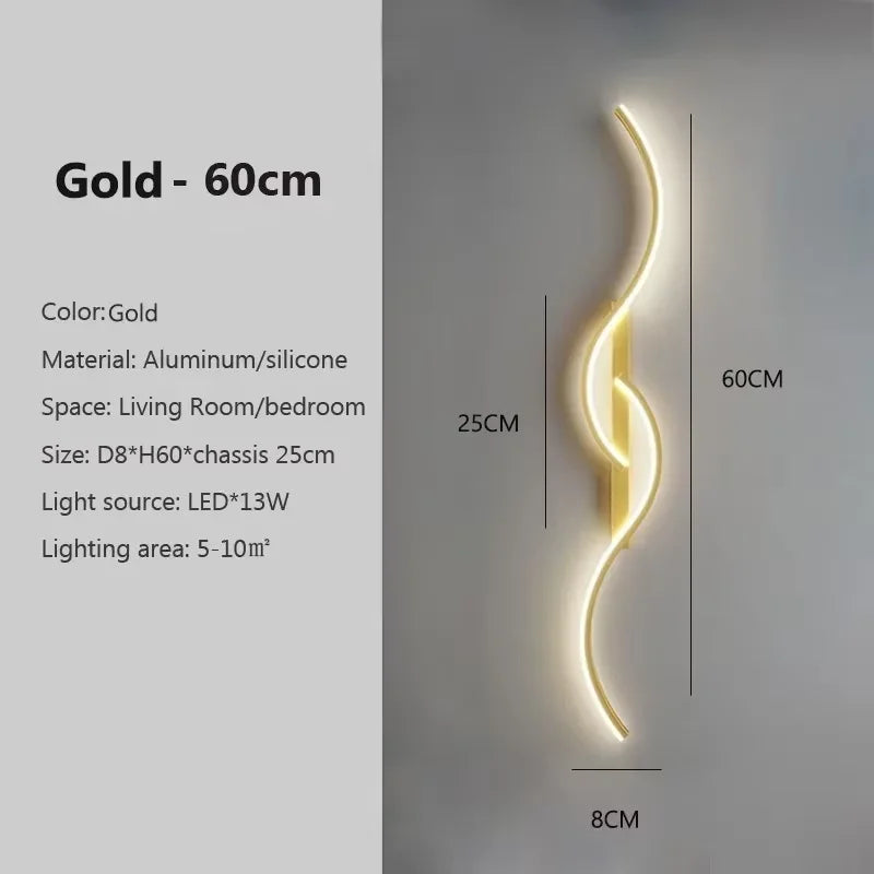 Minimalist LED Long Strip Wall Sconce