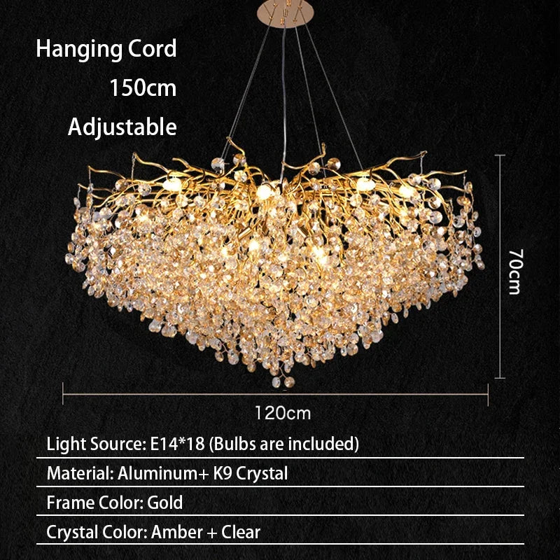 Luxury Crystal Pendant Chandelier