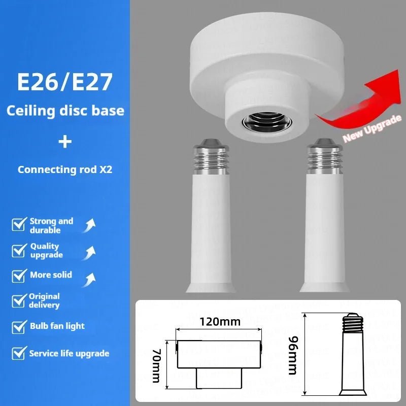 Low Profile RGB Ceiling Fan with Light & Remote Control