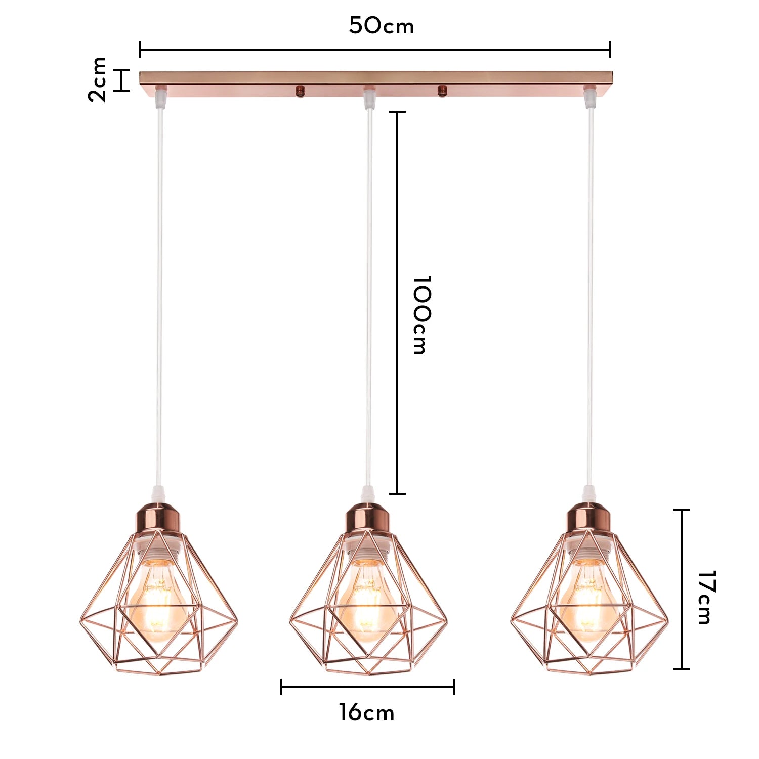 Industrial Adjustable LED Pendant Light
