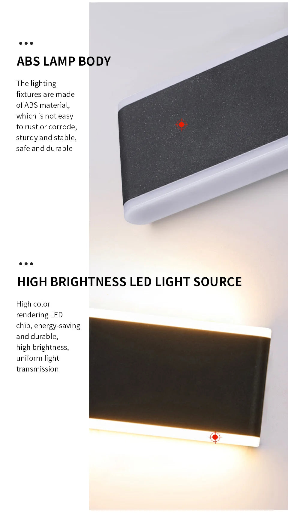 IP66 Waterproof LED Outdoor Wall Sconce